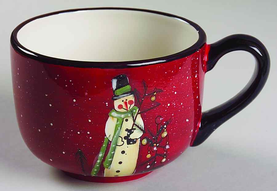 Folk Snowman Jumbo Cup by Certified International-1