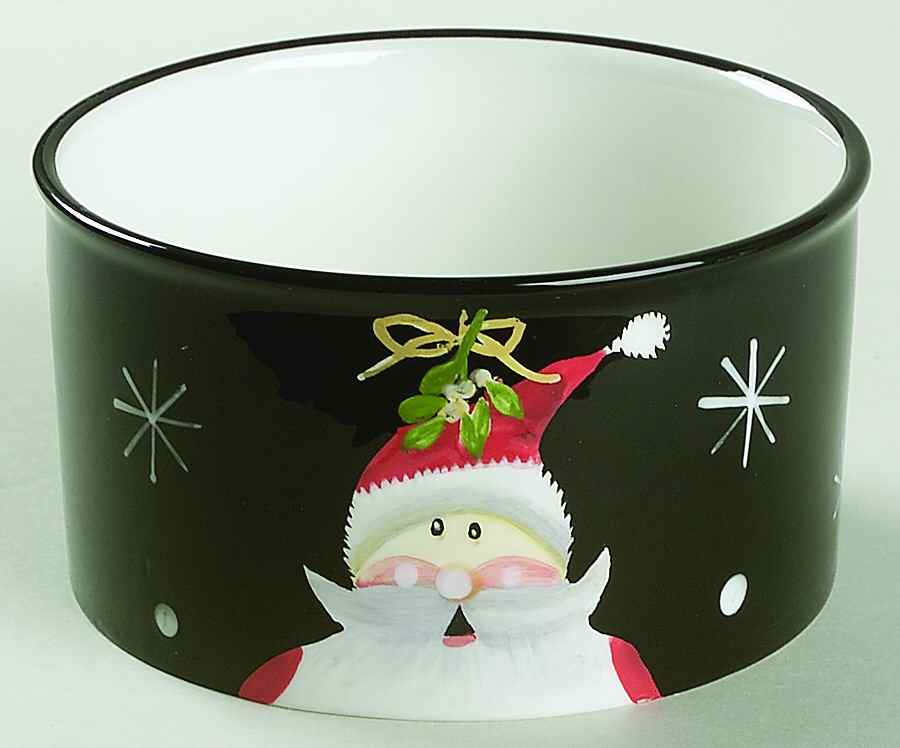Holiday Santa Dip Bowl (for Dip and Spreader) by Certified International-1