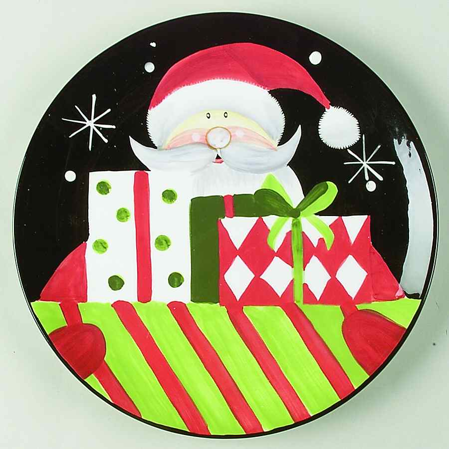 Holiday Santa Dinner Plate by Certified International-1
