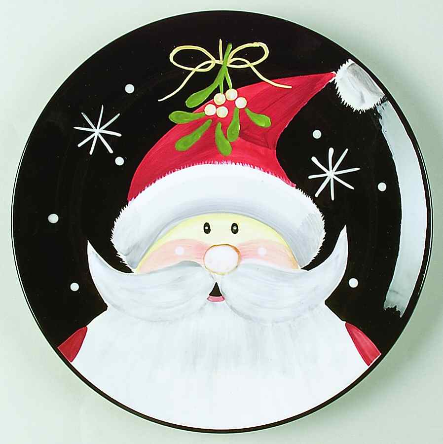 Holiday Santa Dinner Plate by Certified International-1