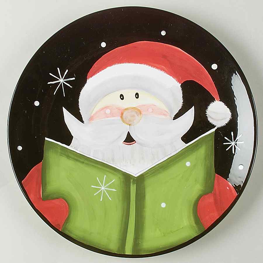 Holiday Santa Dinner Plate by Certified International-1
