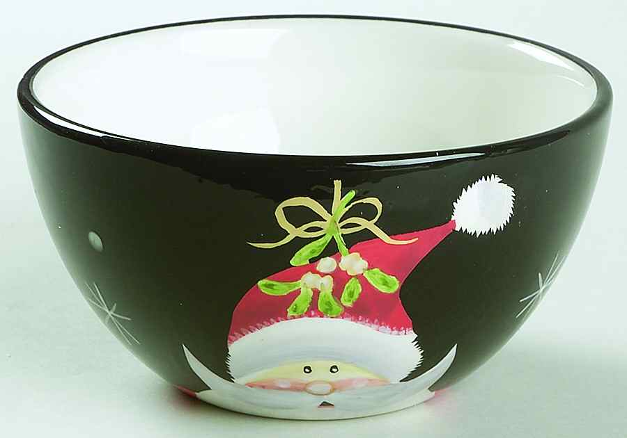 Holiday Santa Individual Ice Cream Dish by Certified International-1
