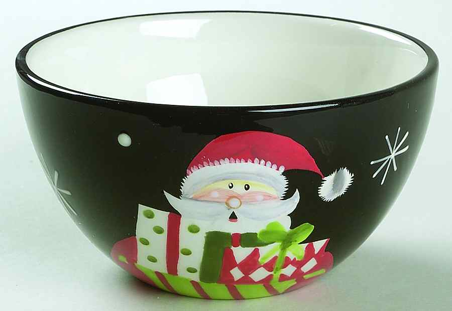 Holiday Santa Individual Ice Cream Dish by Certified International-1