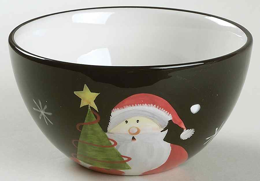 Holiday Santa Individual Ice Cream Dish by Certified International-1