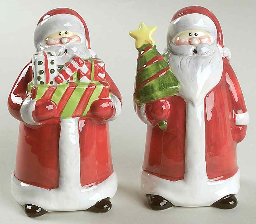 Holiday Santa Figural Salt & Pepper Set by Certified International-1