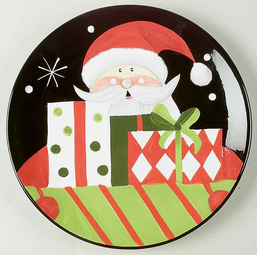 Holiday Santa Service Plate (Charger) by Certified International-1