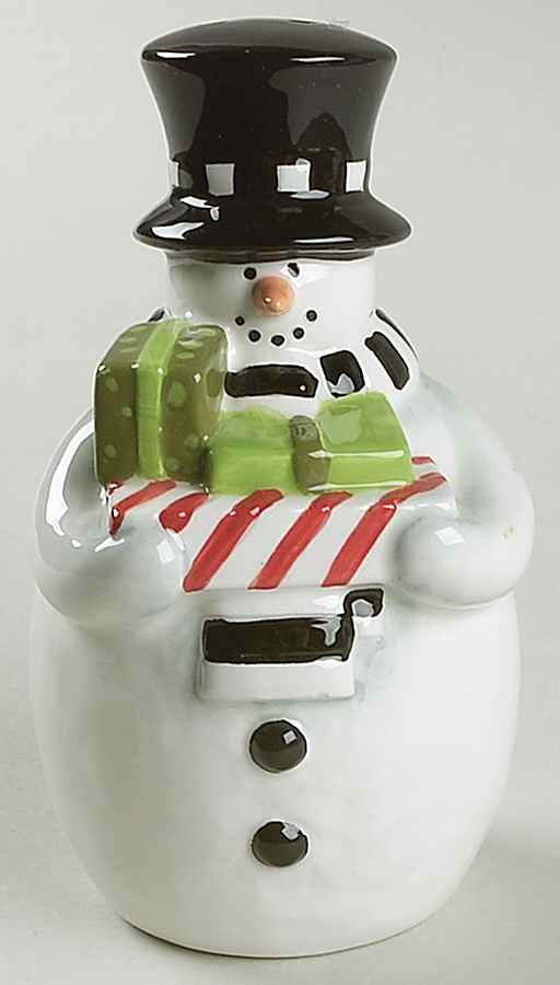 Holiday Snowman Figural Salt Shaker by Certified International-1
