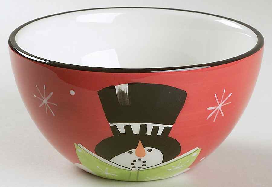 Holiday Snowman Individual Ice Cream Dish by Certified International-1