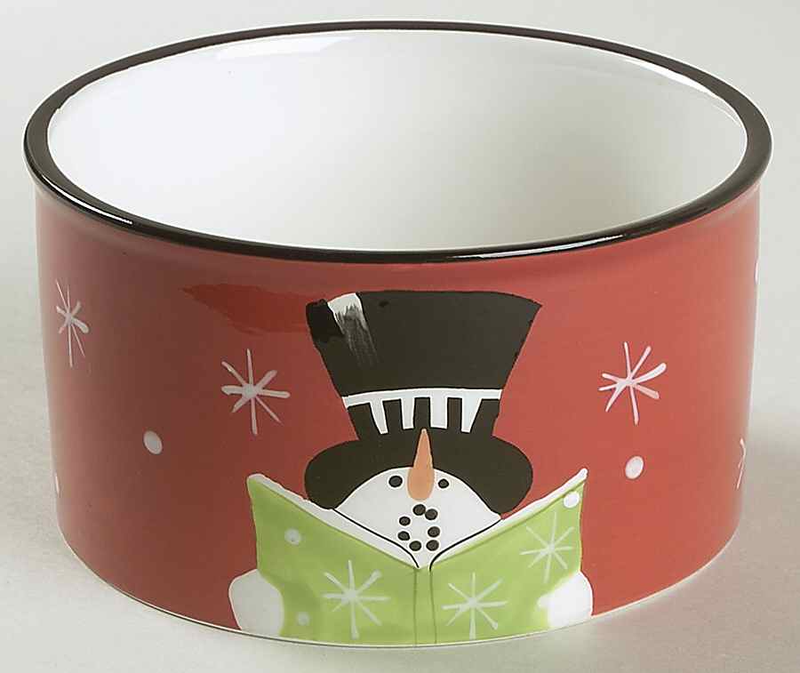 Holiday Snowman Dip Bowl (for Dip and Spreader) by Certified International-1