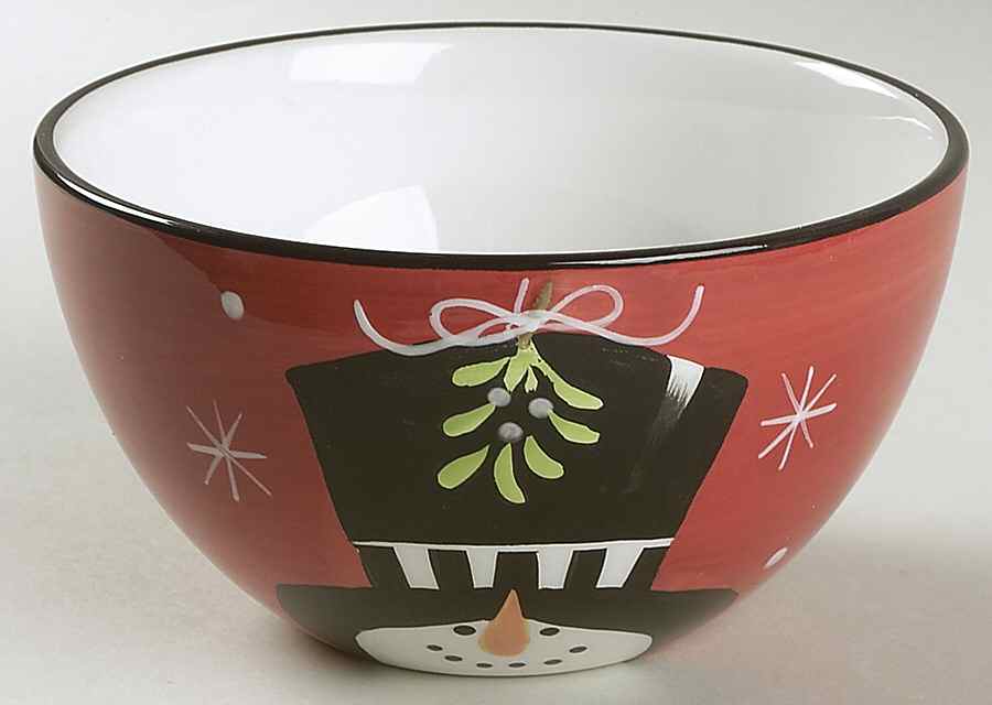Holiday Snowman Individual Ice Cream Dish by Certified International-1