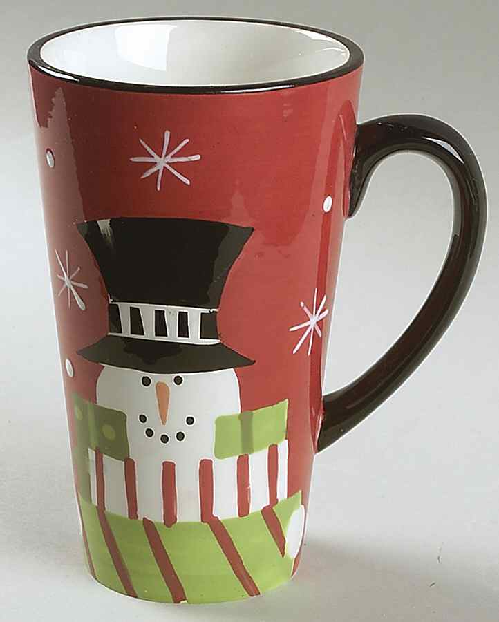 Holiday Snowman Latte Mug by Certified International-1