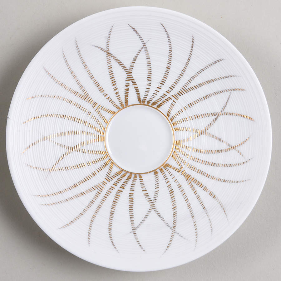 Toundra Winter (Hiver) Saucer for Demitasse Cup by Jean Louis Coquet-1