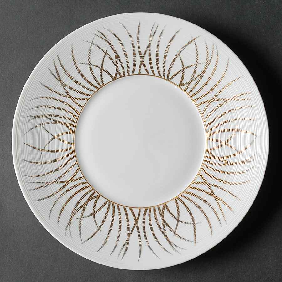Toundra Winter (Hiver) Salad/Dessert Plate by Jean Louis Coquet-1
