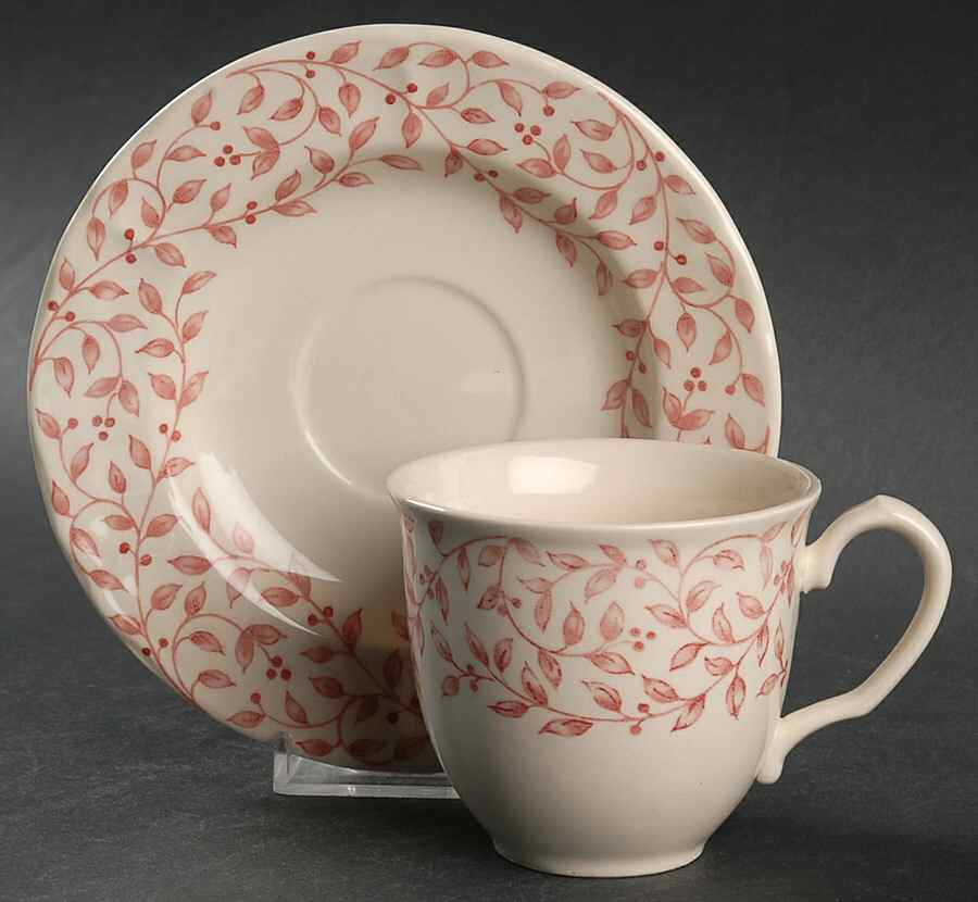 CCH39 Flat Cup & Saucer Set by Churchill-1