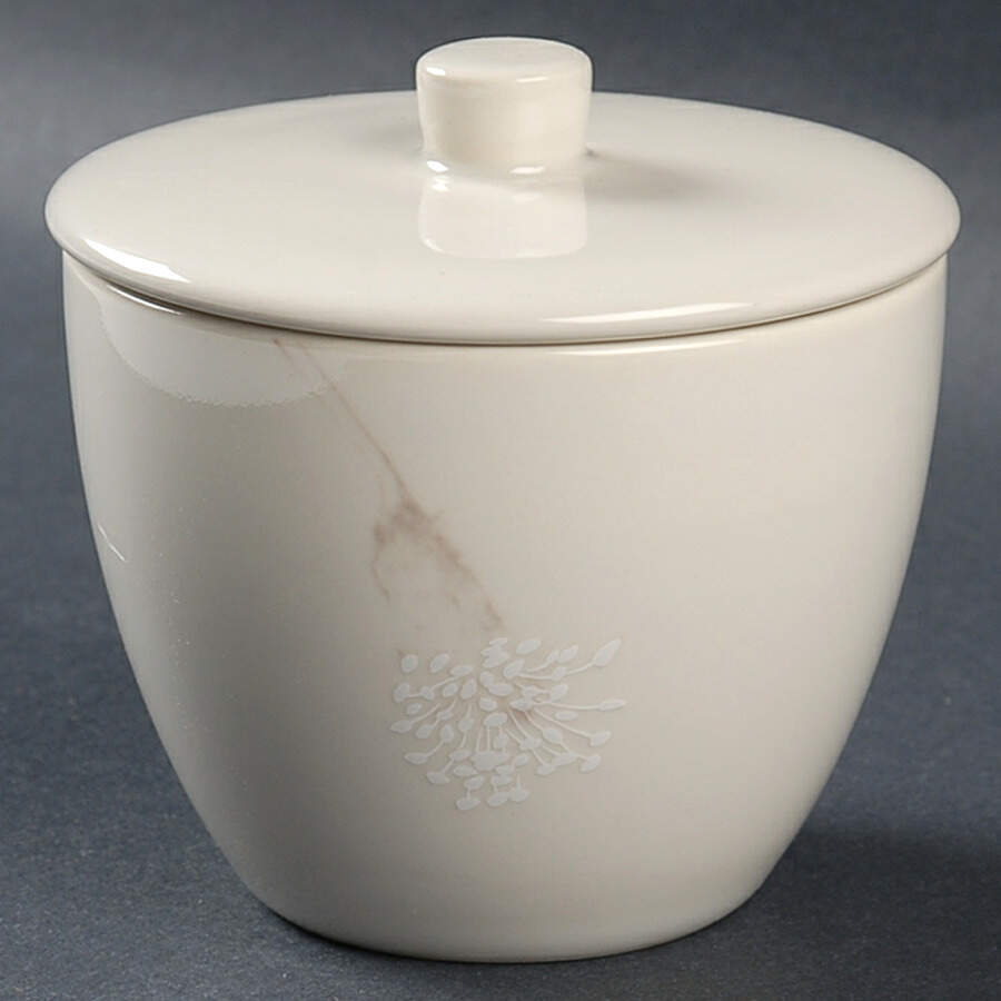 Thistle Sugar Bowl & Lid by Calvin Klein-1