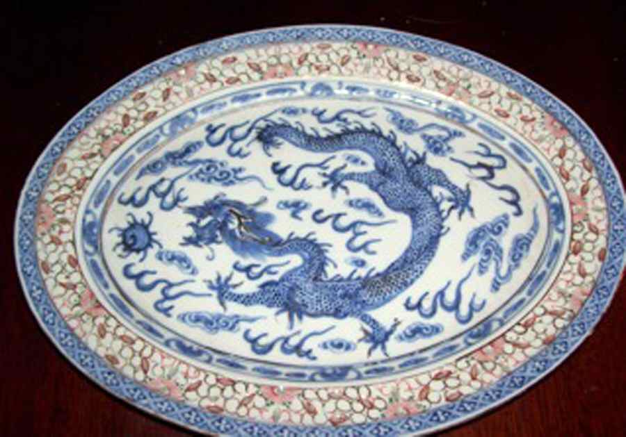 CX370 11" Oval Serving Platter by China (Made in China)-1