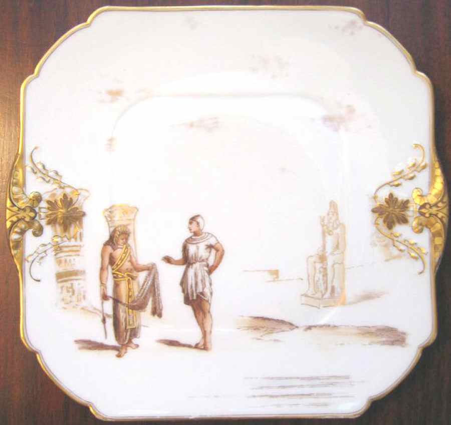 CHF1348 Square Cake Plate by Charles Field Haviland-1