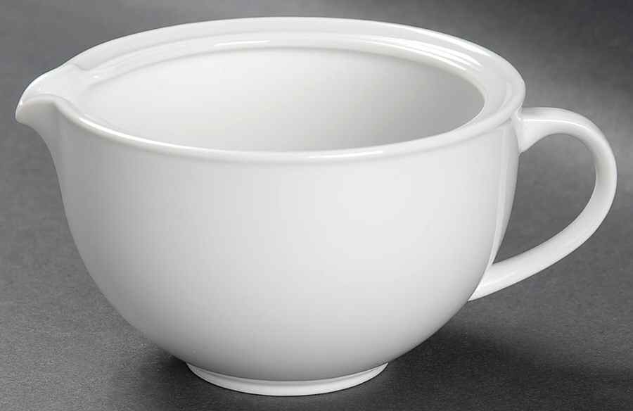 Epoch White Creamer No Lid by Crate & Barrel-1