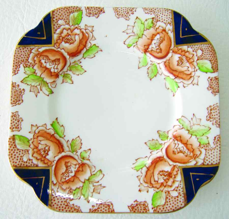 CLC90 Square Salad Plate by Colclough-1