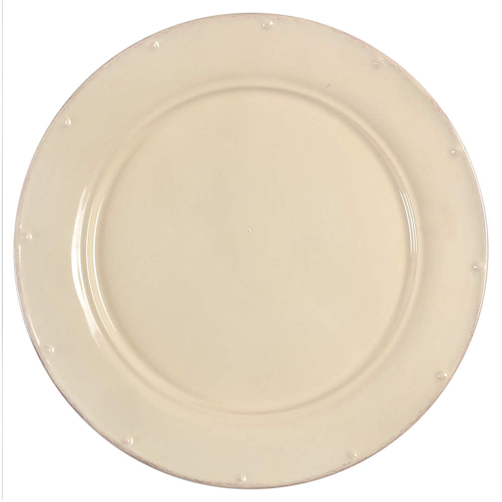 Meridian Cream Dinner Plate by Casafina-1