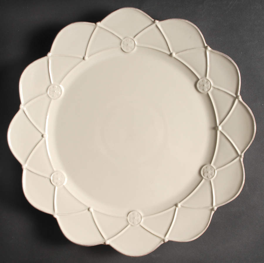 Meridian Cream Service Plate (Charger) by Casafina-1