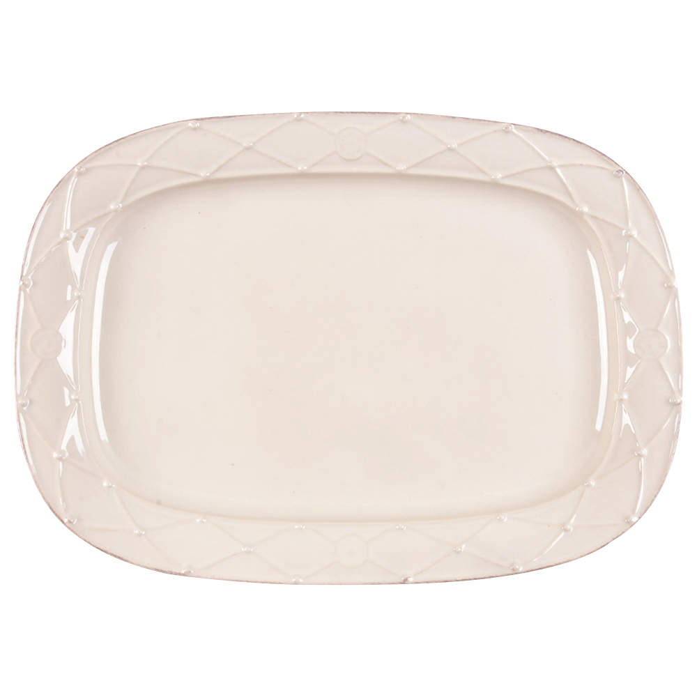 Meridian Cream 17" Rectangular Serving Platter by Casafina-1