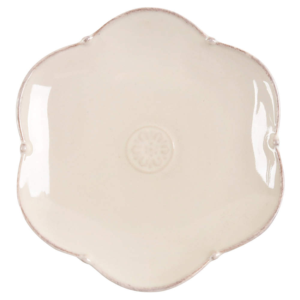 Meridian Cream Bread & Butter Plate by Casafina-1