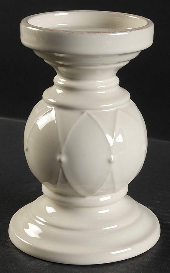 Meridian Cream 6" Pillar Candleholder by Casafina-1