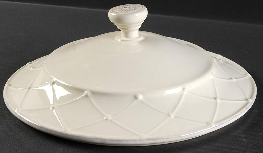 Meridian Cream Lid for 2.5 Qt Round Casserole by Casafina-1