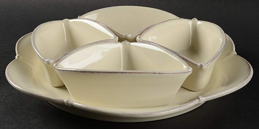 Meridian Cream 5-Piece Hors d'Oeuvres Set by Casafina-1