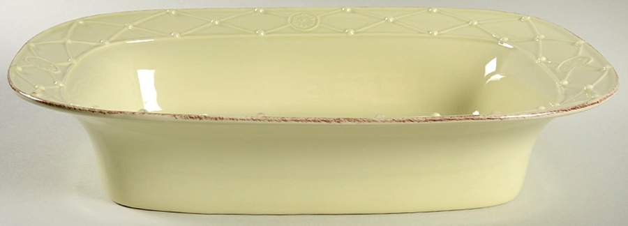 Meridian Sage Green 14" Rectangular Baker by Casafina-1