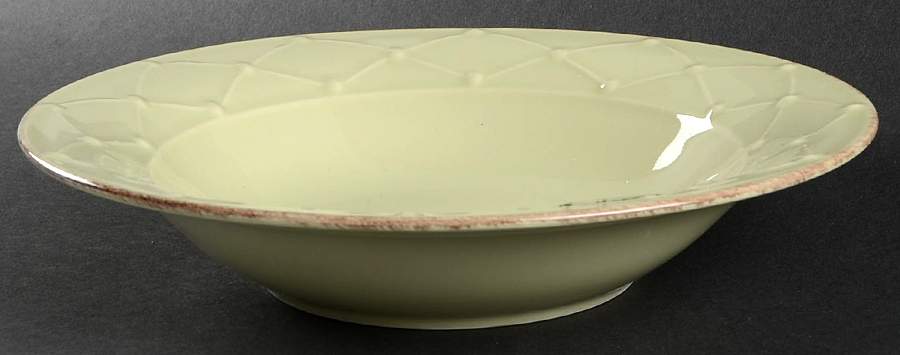 Meridian Sage Green 9" Soup/Pasta Bowl by Casafina-1