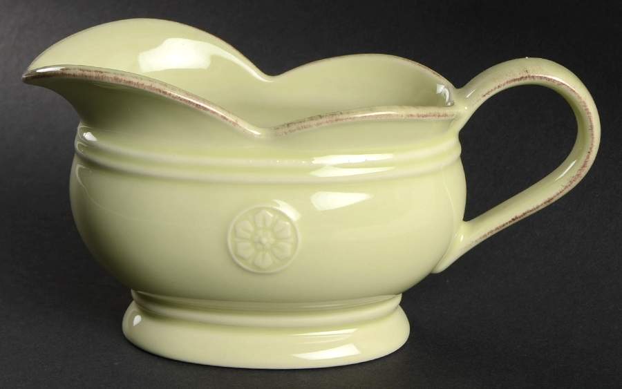 Meridian Sage Green Open Sauce Boat by Casafina-1
