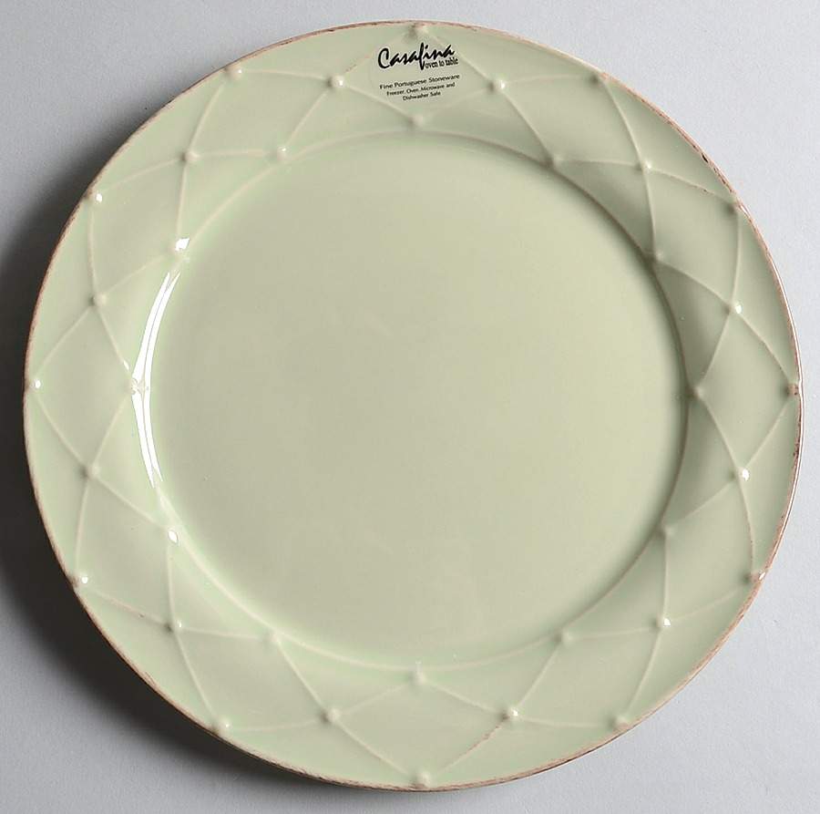 Meridian Sage Green Salad Plate by Casafina-1