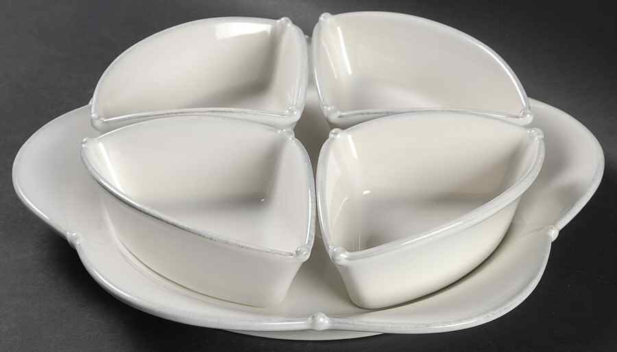 Meridian White 5-Piece Hors d'Oeuvres Set by Casafina-1