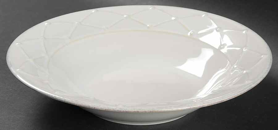 Meridian White 9" Soup/Pasta Bowl by Casafina-1