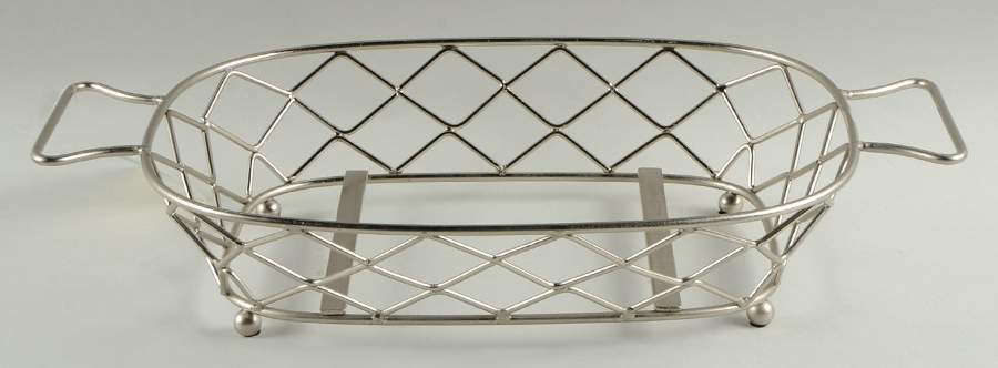 Meridian White Metal Stand for 14" Rectangular Baker by Casafina-1