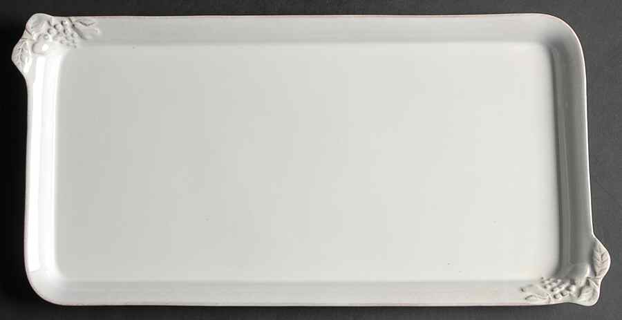 Madeira Harvest (White) 15" Rectangular Tray by Casafina-1