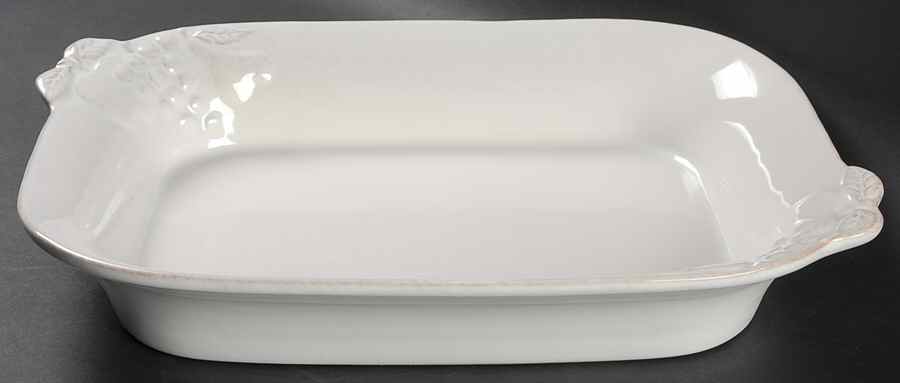 Madeira Harvest (White) 11" Rectangular Baker by Casafina-1