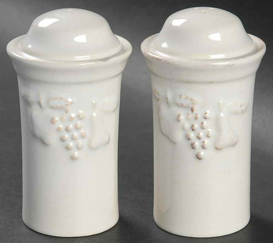 Madeira Harvest (White) Salt & Pepper Set by Casafina-1