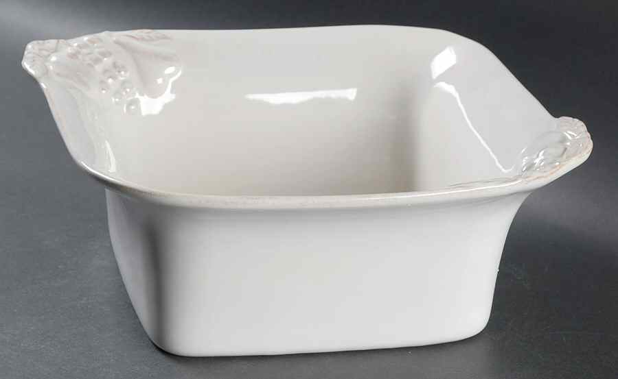 Madeira Harvest (White) 9" Square Baker by Casafina-1