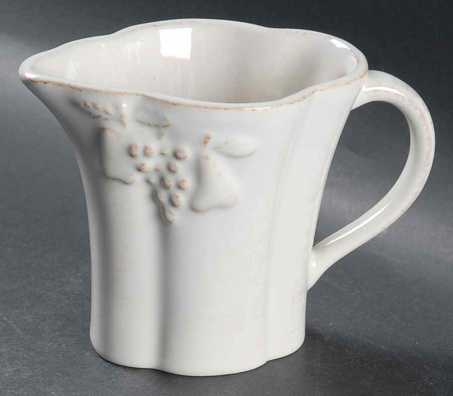 Madeira Harvest (White) Creamer by Casafina-1