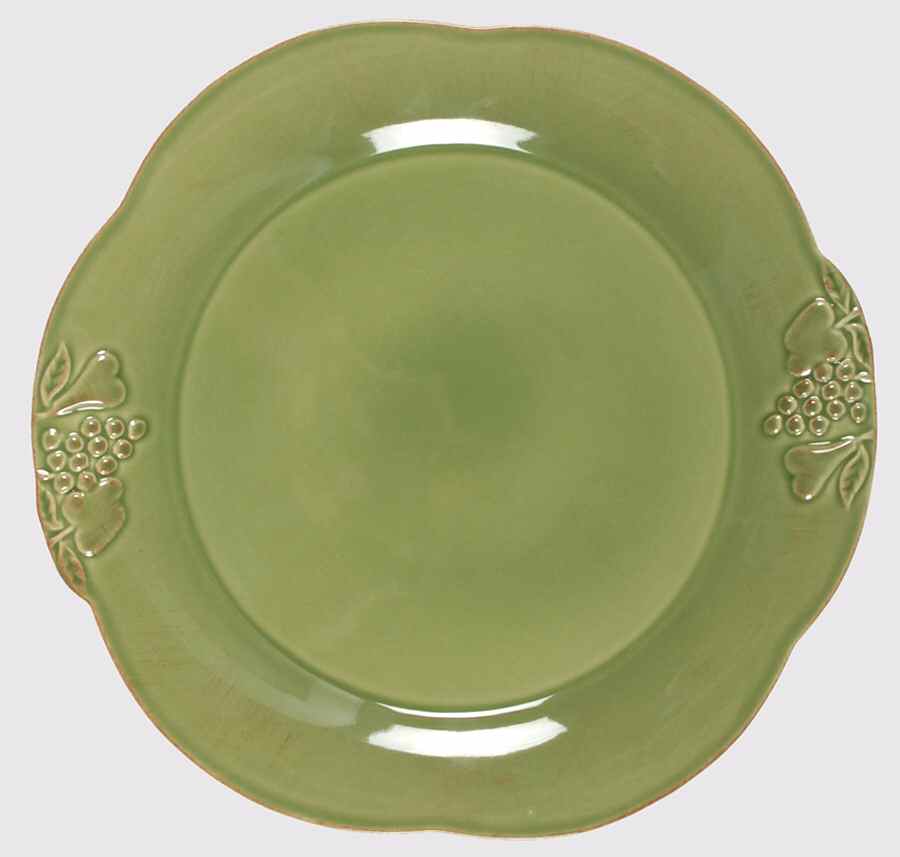 Madeira Harvest (Moss Green) Dinner Plate by Casafina-1