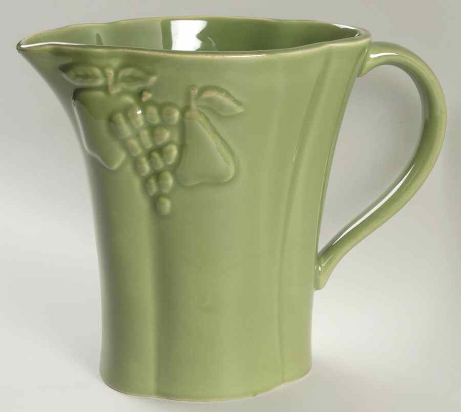 Madeira Harvest (Moss Green) 46 Oz Pitcher by Casafina-1