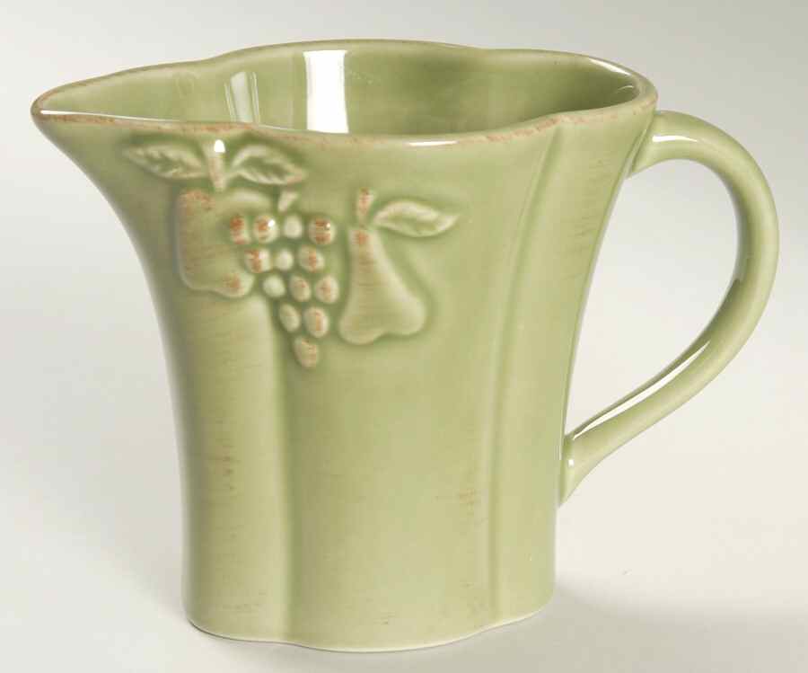 Madeira Harvest (Moss Green) Creamer by Casafina-1