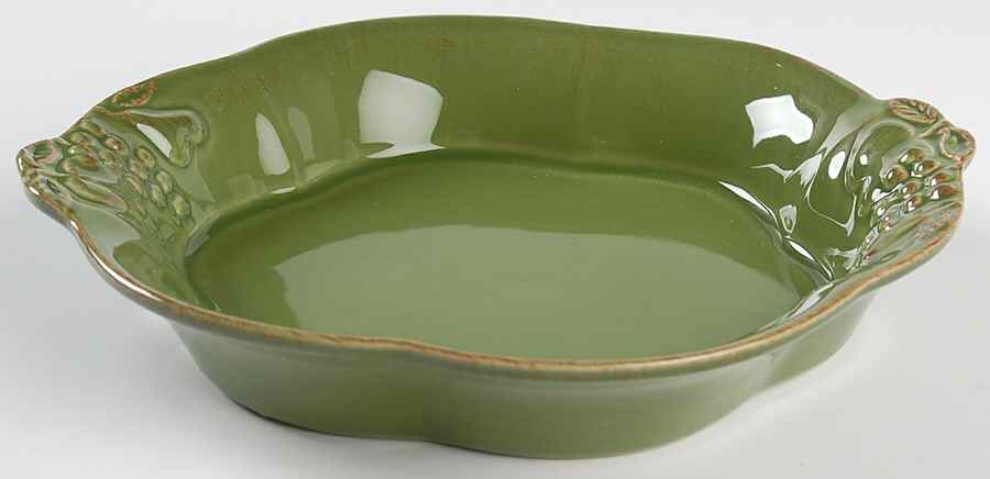 Madeira Harvest (Moss Green) 9" Individual Pasta Bowl by Casafina-1