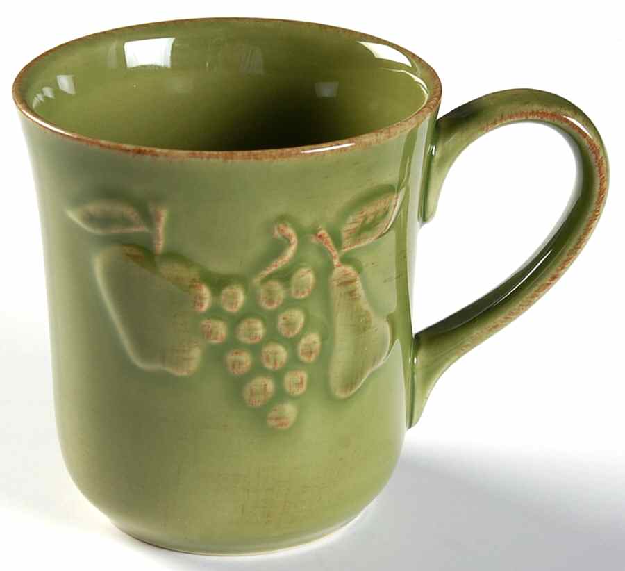 Madeira Harvest (Moss Green) Mug by Casafina-1