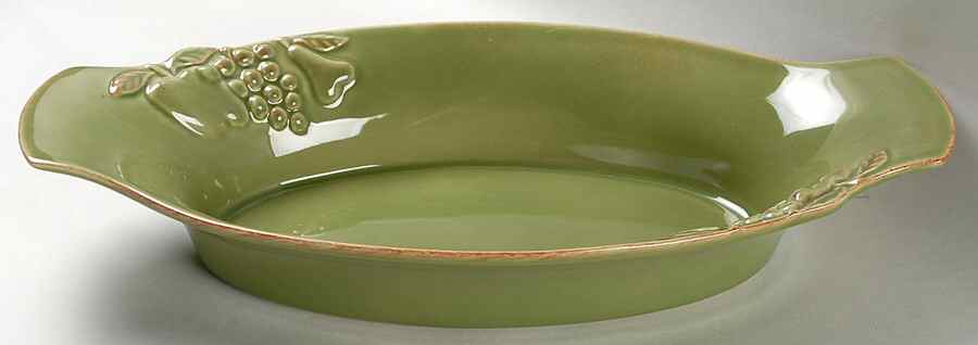 Madeira Harvest (Moss Green) 16" Augratin by Casafina-1