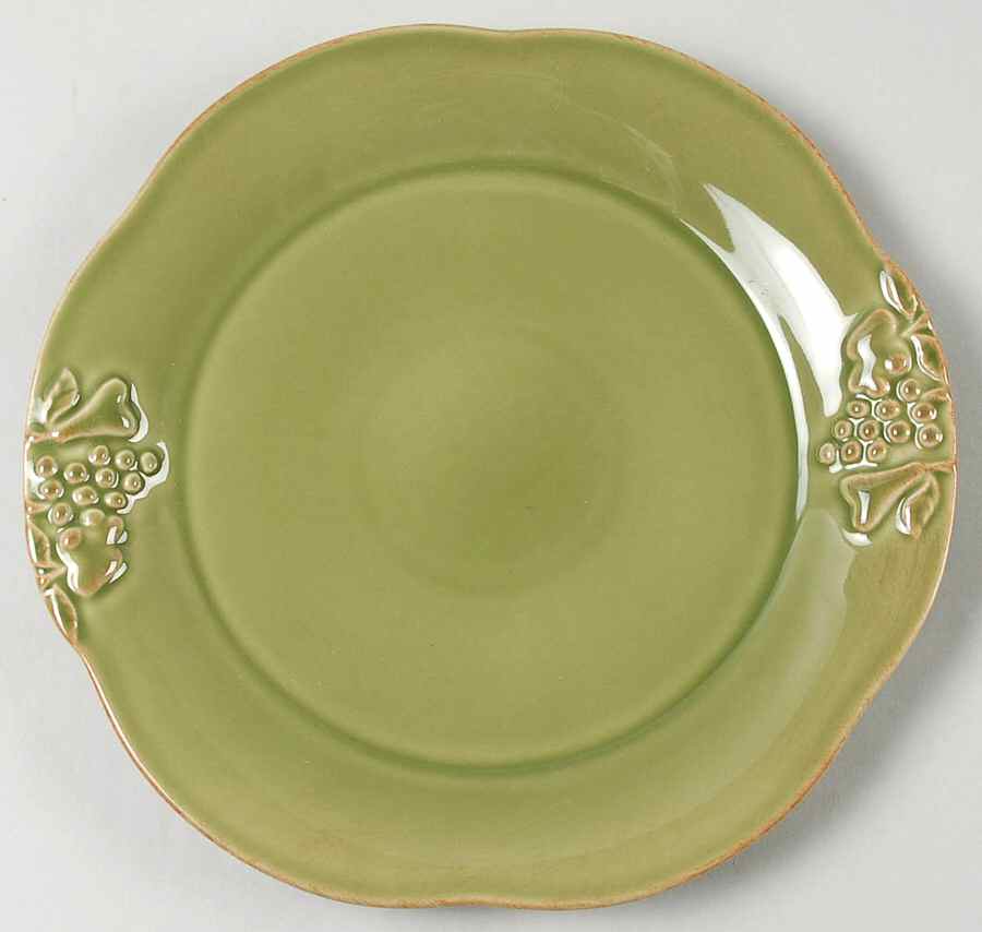 Madeira Harvest (Moss Green) Salad Plate by Casafina-1