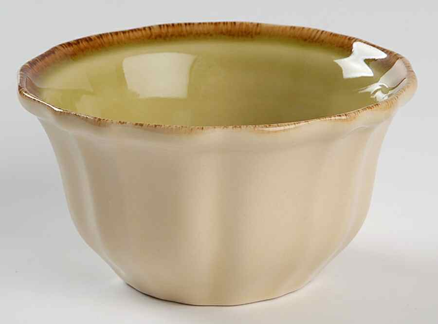 Autumn Waves Celery (Green) Ramekin by Casafina-1